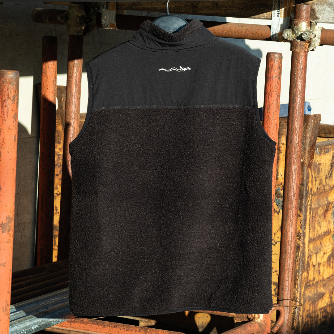 Church of Weed Sleeveless Sherpa Jacket