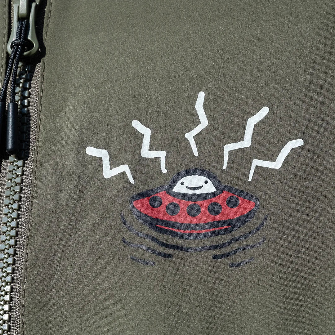 Ufo's Sleeveless Sherpa Jacket