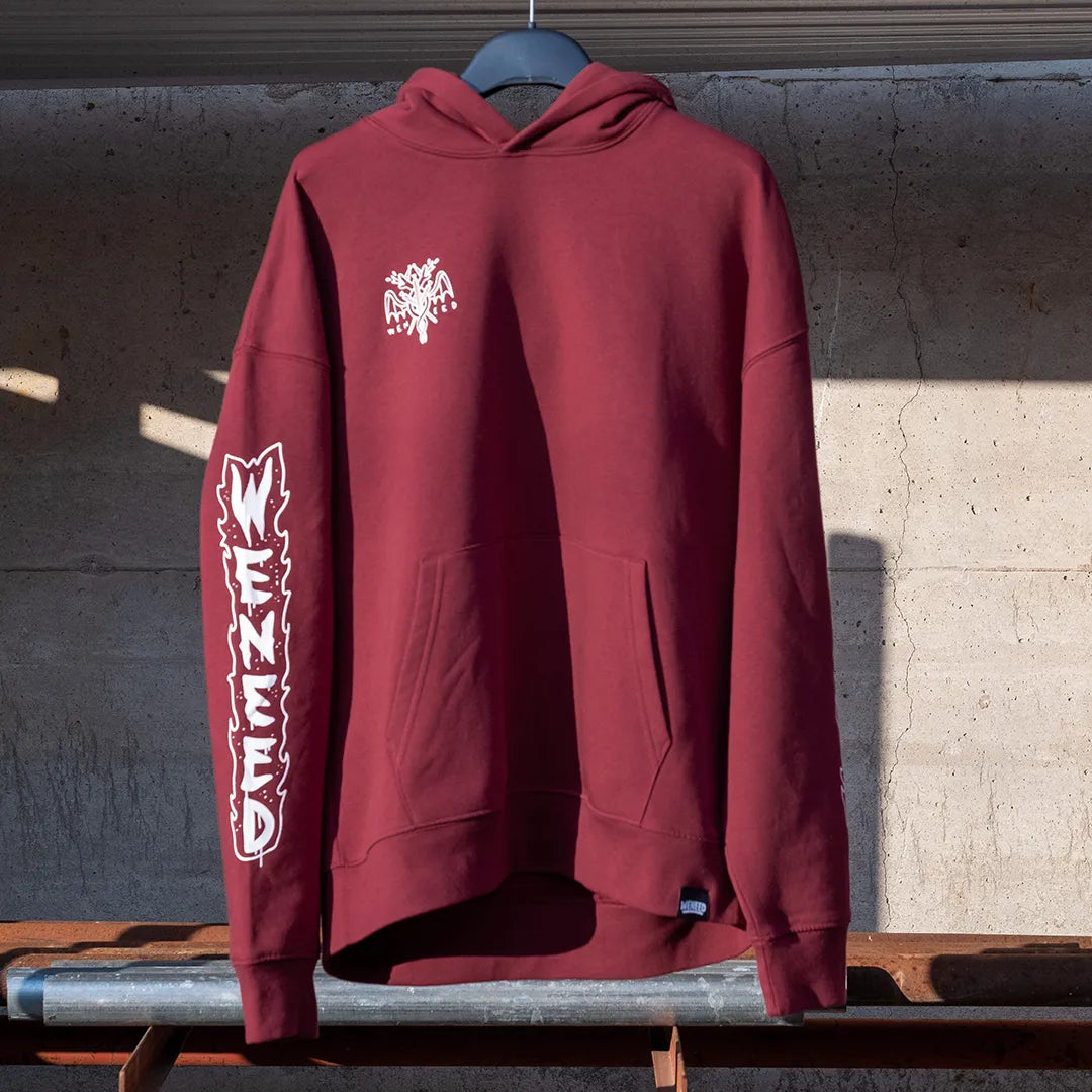 Fenrir Hoodie Burgundy