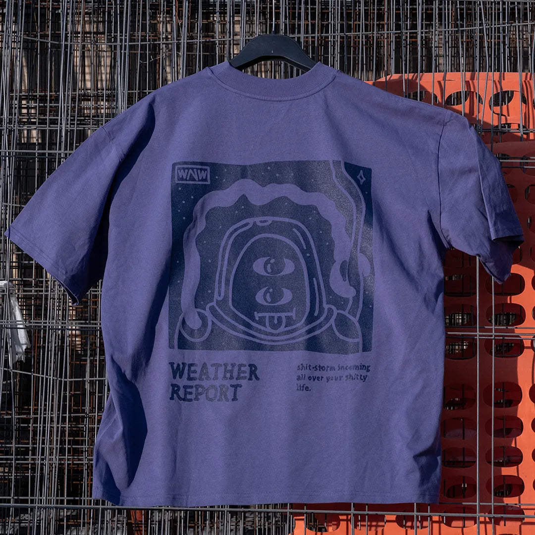 Bummo's Weather Report - Monochrome T-shirt