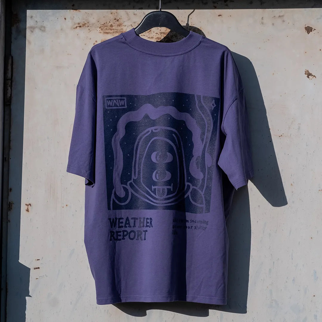 Bummo's Weather Report - Monochrome T-shirt