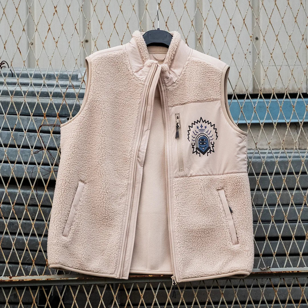 Bummo's Sleeveless Sherpa Jacket