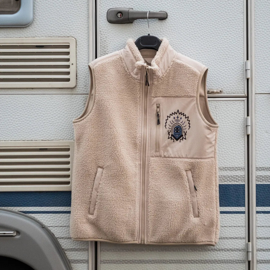 Bummo's Sleeveless Sherpa Jacket