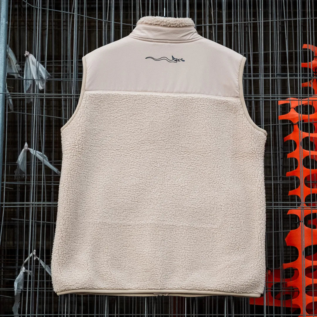 Bummo's Sleeveless Sherpa Jacket